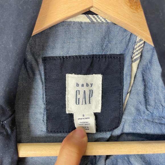 Gap Kids Navy Blazer sz 5T - Picture 5 of 6